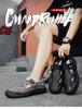 2025 Summer Men's Casual Breathable Shoes Summer Large Mesh Hollow Sandals Beach Shoes Lightweight Men's Mesh Sandals
