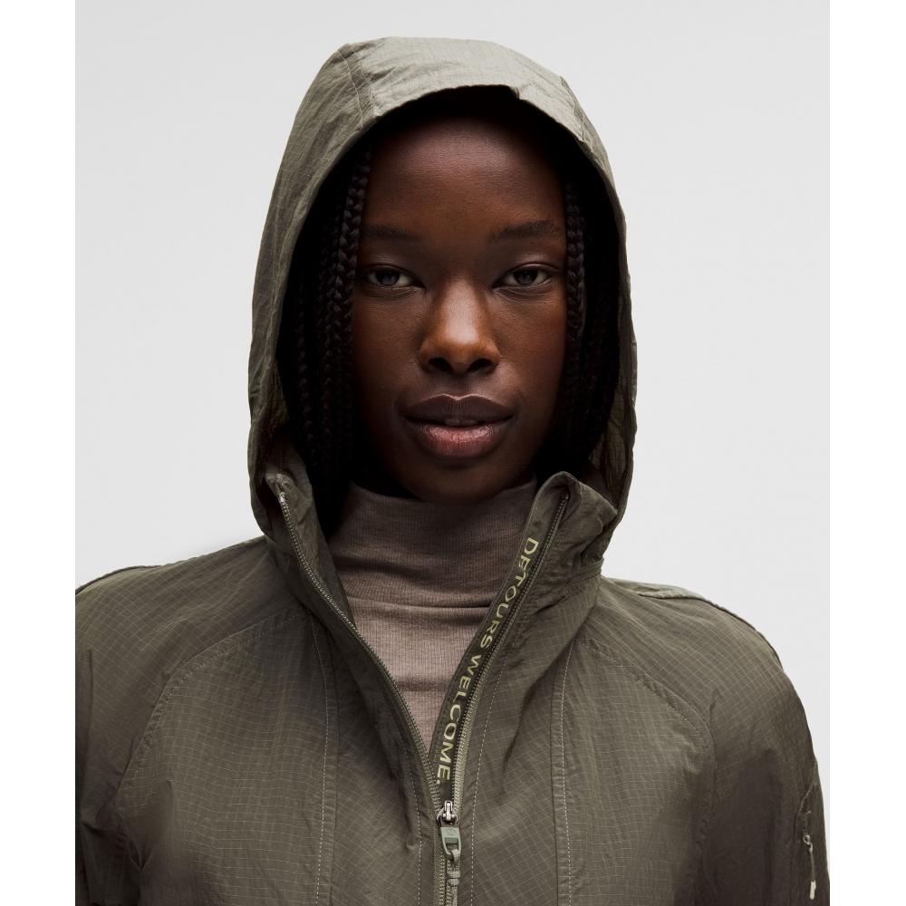 Lululemon Convertible Ripstop Hiking Jacket Army Green