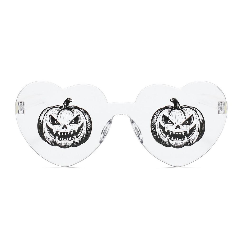 Trendy Halloween Pumpkin Sunglasses: Large Frame, Hollowed-Out, Funny Fashion