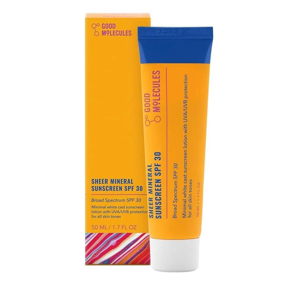 Good Molecules Sheer Mineral Sunscreen 30 50ml 1 Pack