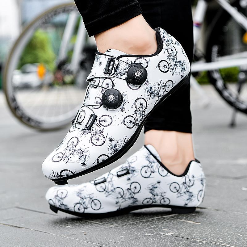 Men's Road Cycling Shoes Self-Locking SPD Mountain Bike Outdoor Racing Sports Footwear for MTB And Cycling