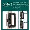 Aluminum Alloy Door Lock Hanging Door Handle Aluminum Frame Door Double Leaf Sliding Double Sided Sliding Door Lock