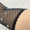 Strass-Langhandschuhe Fischernetz-Langhandschuhe Damen Netz-Langhandschuhe Tanzhandschuhe
