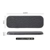 Black and white solid color rock grain rectangular plate ceramic long plate Sashimi plate inventory heart sushi utensils