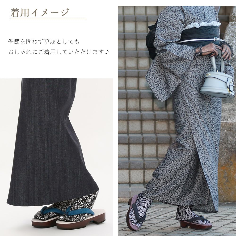 Kyoto Kimono Yuzen Women's Reflax(R) Zori Sandals with Memory Foam Cushion, Comfortable, Sizes 23-24.5 (Beige x Beige)