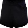 Solid Color Elastic Waist Straight Leg Sports Shorts Women Shorts Black EA2551