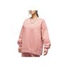 Jordan Flight Solid Crew Neck Fleece Casual Sport Sweatshirt Women Sweatshirt Stardust-Red FB5117-618