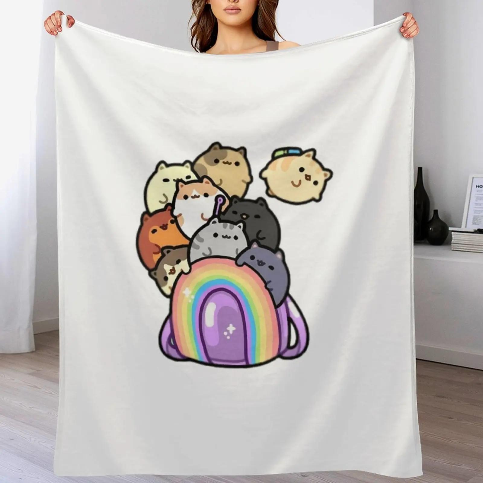 

Bag Of Cats Throw Blanket Long Lasting Soft Plush Blanket for Daily Use 102x76cm(40x30in)