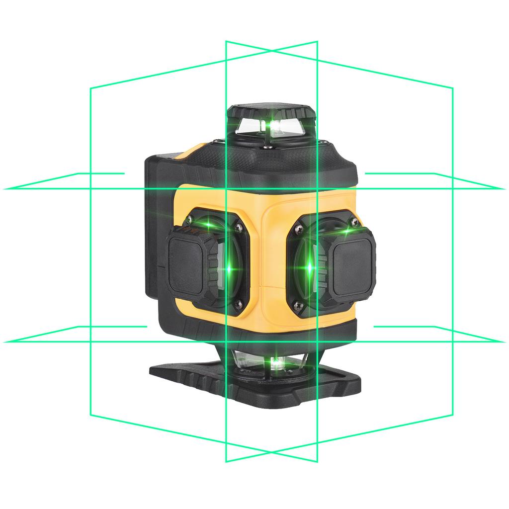 Multifunctional 4D 16 Lines 3 degrees Self- ing Machine Powered By Rechargeable Lithium Battery ing Tool with 1.2m Extension Bar