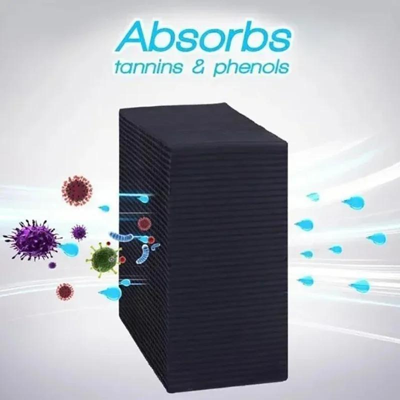 Aquarium Water Purifier Activated Carbon Strong Filtration and Absorption Cube Fish Tank Filter Aquarium Pool Water Purification