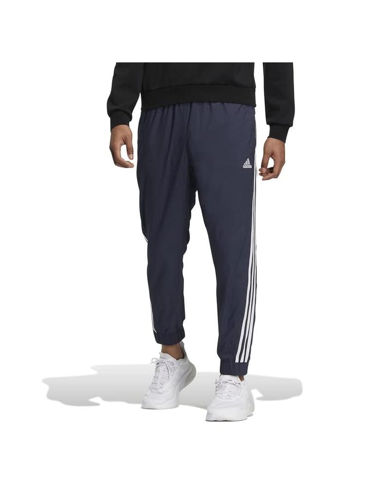Adidas Stretch Track Legend Size M Men's Denim-Look Pants, BXF23, Ink/White (IA9386),