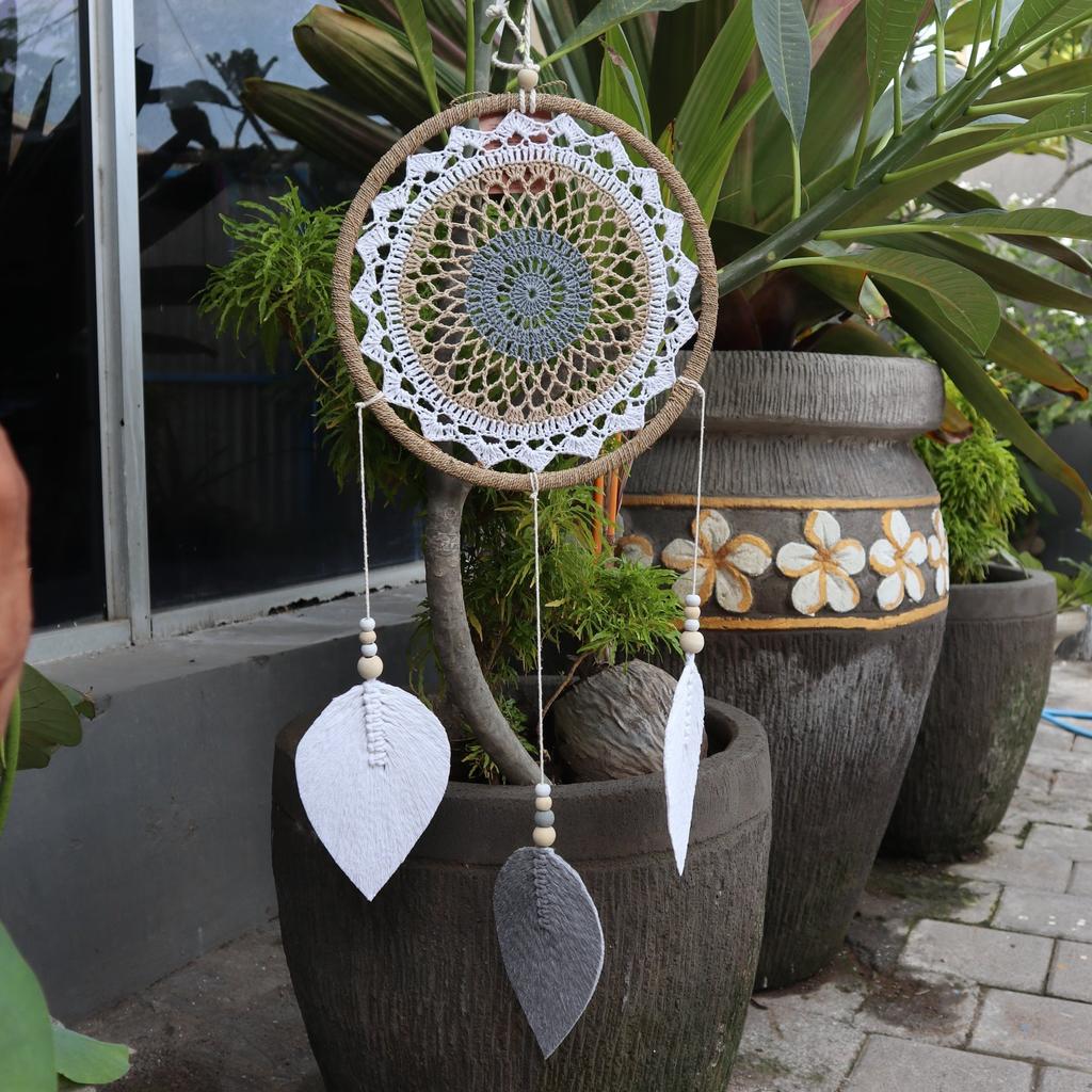 Dream Catcher Brown No Feathers Handmade In Bali