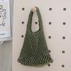 Hand Braided Tote Bag Large Capacity Boho Handbag Women Summer Beach Tote Rope Braided