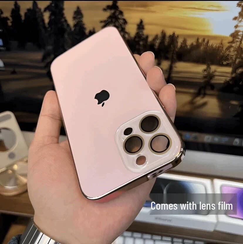 Apple 17 Pro Max Case: Electroplated, Frosted, Full-Coverage Lens Film Protective Cover iPhone 17 Air