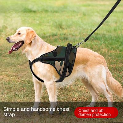 Hond Vest-type Treklijn Borstband Nylon Doek Golden Retriever Grote en Middelgrote Hond Uitlaten Hond Ketting