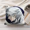 Calcharo Wuthering Waves Cushion Cover Silky Short Plush Invisible Zipper Dustproof Sofa Pillow Case For Home Decor