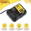 B03B-Dcb112 Li- Battery Charger For  10.8V 12V 14.4V 18V Dcb101 Dcb200 Dcb140 Dcb105 Dcb200 Black