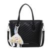 Women's bag large capacity versatile tote bag summer sense trend woven commuter shoulder bag