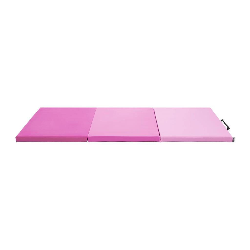 Folding Gymnastic Mattress 180x60x5 Cm - Pink