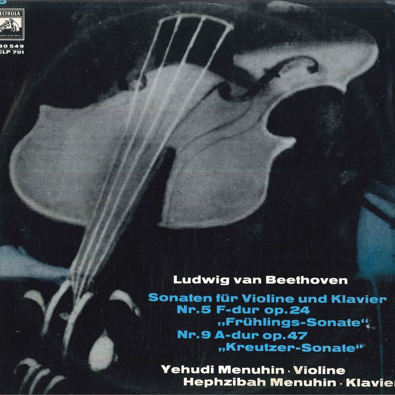 LP Record YEHUDI MENUHIN, HEPHZIBAH MENUHIN - Beethoven Sonate Fur Violine Und Kl 80549 ELECTROLA Germany Classical Used