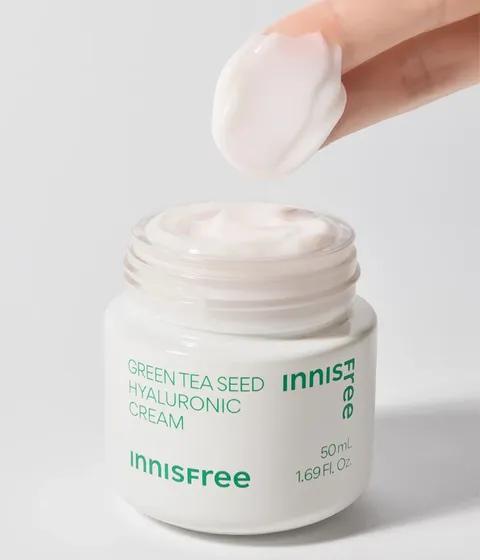 [Large 80mL Tube] Green Tea Hyaluronic Acid Moisturizing Cream