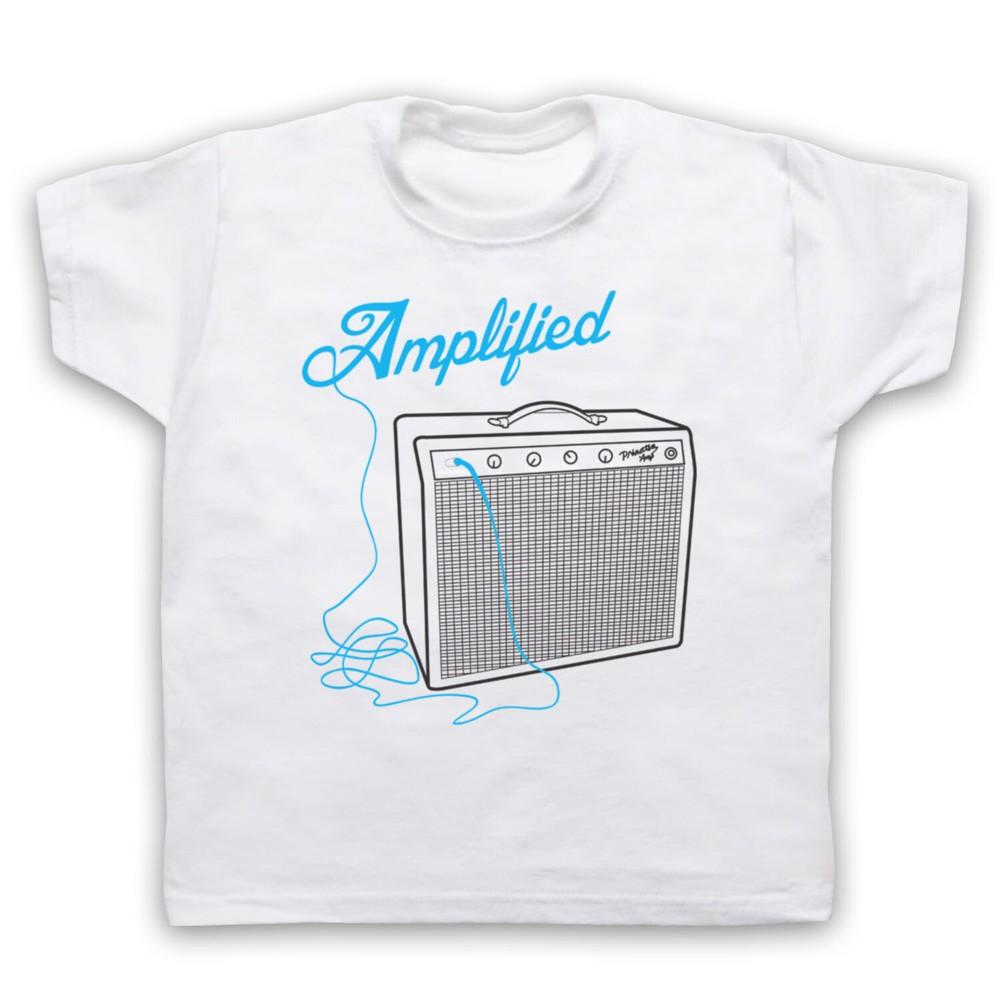 

Amplified Amp Guitar Lead Music Lover Guitarist Rock Kids Childs T-Shirt M