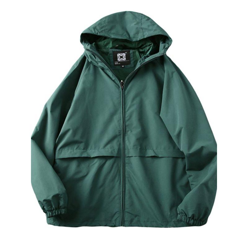 European and American Orders, Technical Waterproof and Breathable, Export Surplus Autumn Men's Hooded Windbreaker Jacket, Large Size Coat