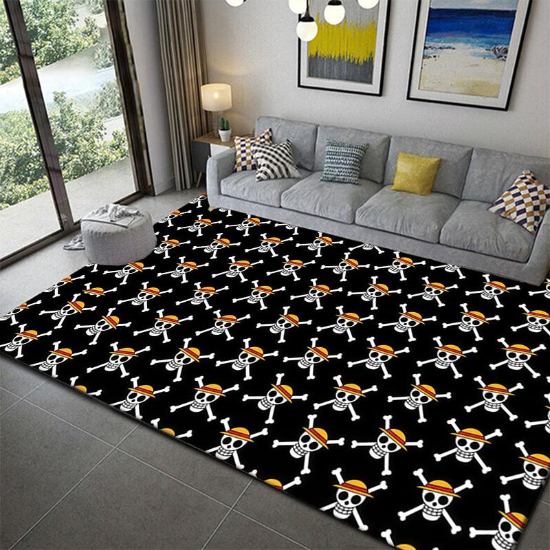 One Piece High Quality Decor Rug Soft Durable Non-Slip Living Room Carpet 60x90cm