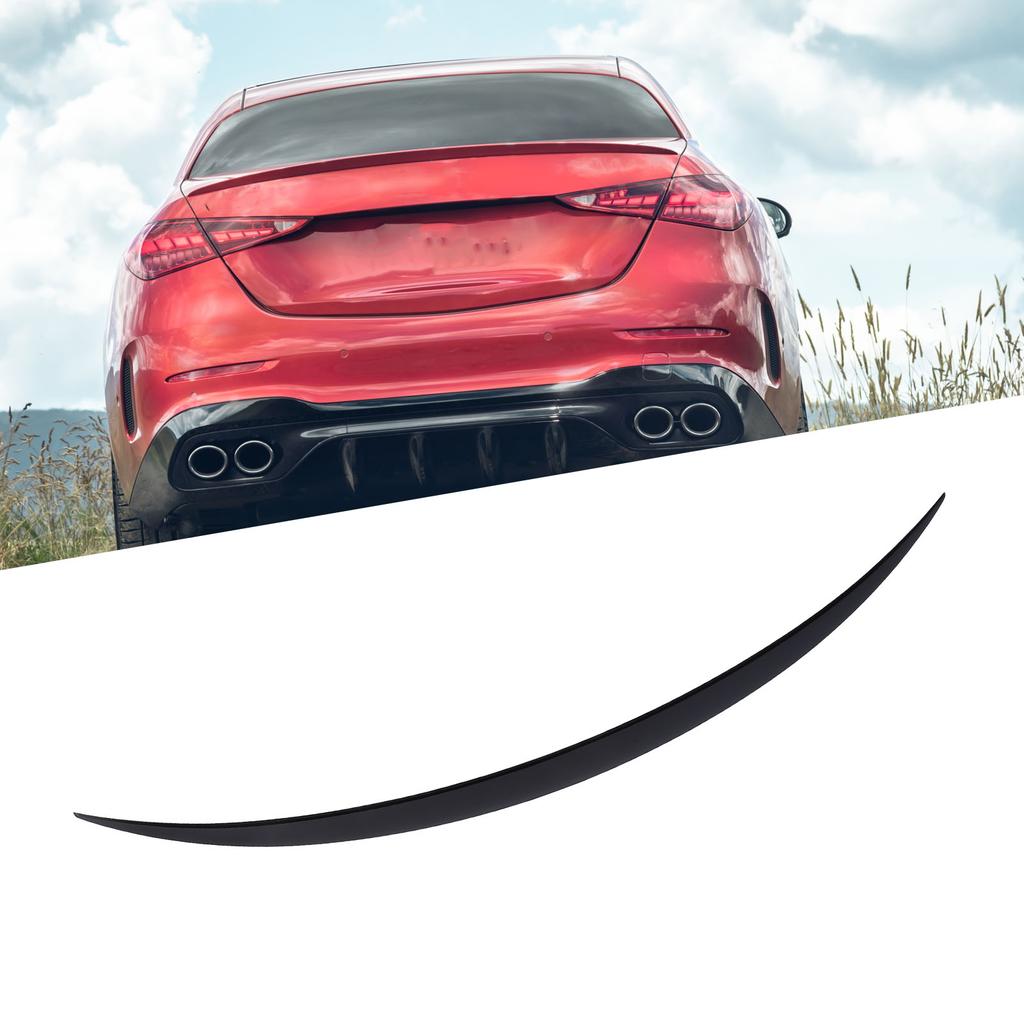 Rear   Spoiler for     Sporty Improve Driving Stability for W205 C200 C Class Sedan 2015 to 2021