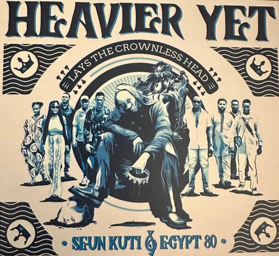 CD SEUN KUTI + EGYPT 80 - Heavier Yet (Lays The Crownless Hea RKX096 Record Kicks 2024 Italy Jazz