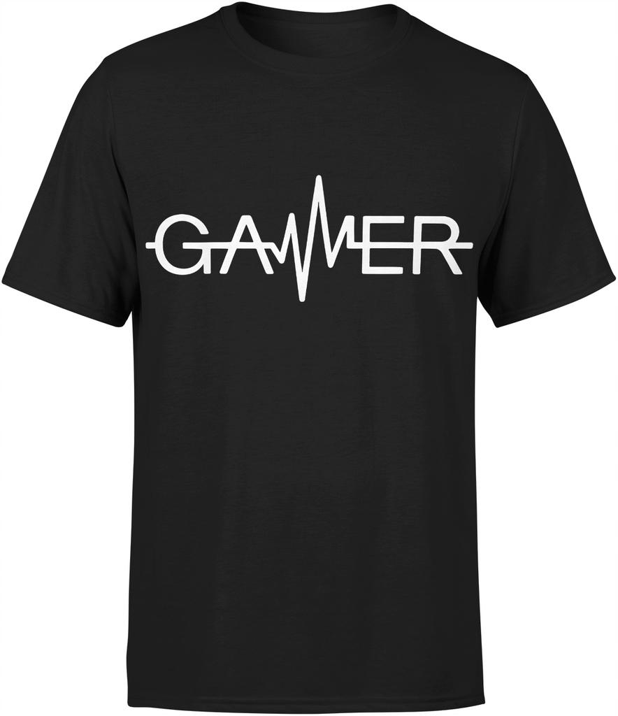 Koszulka Męska Gamer Prezent Dla Gracza Gadżety Akcesoria Gaming Gamer Geek