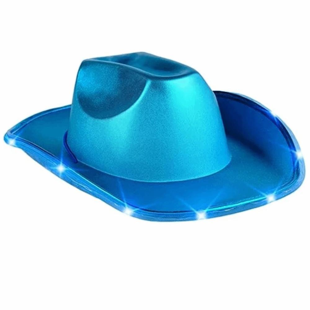 Composite Light Up Cowgirl Hat Comfortable Cowboy Hat Durable Space Cowgirl Hat  Outdoor