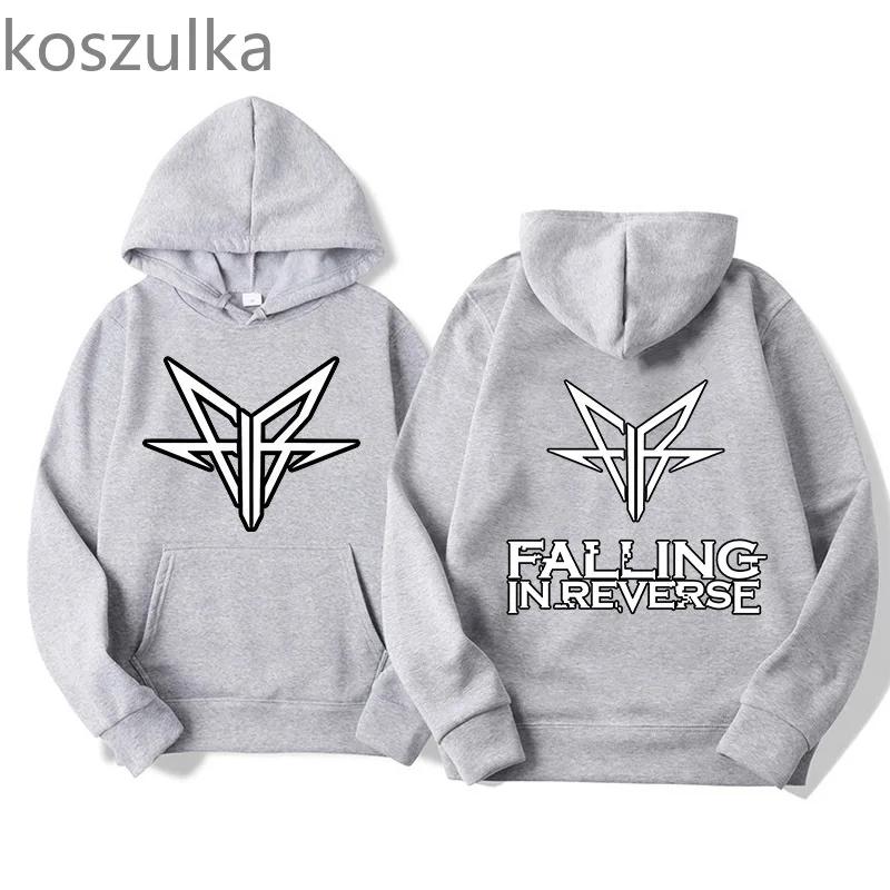 Falling In Reverse The Popular Mons Hoodies Men Women Retro Aesthetic Fashion Oversized Sweatshirt Hooded Tops