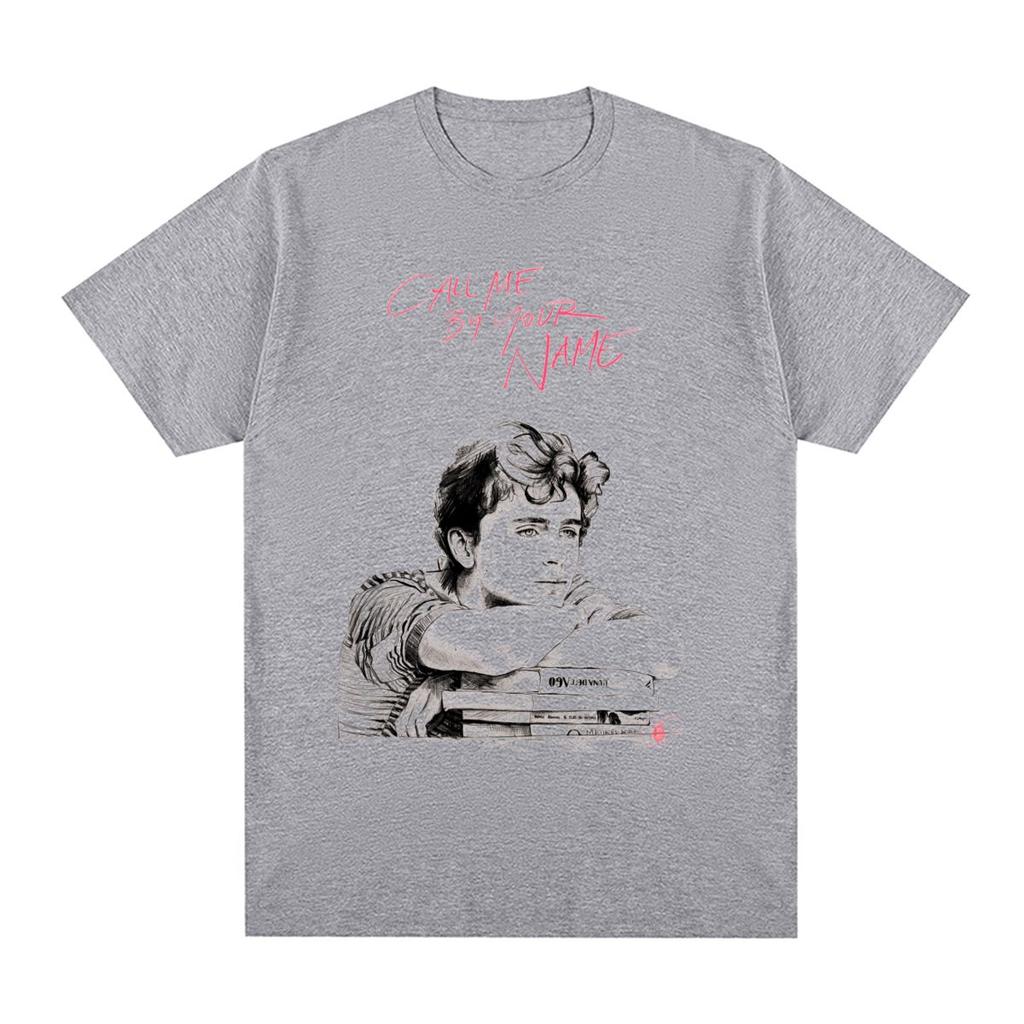 Call Me By Your Name Vintage T-shirt CMBYN Elio Oliver Sweet Love Movie Series Cotton Men T Shirt New Tee Tshirt Womens Tops