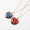 Of The Legend Zelda Hollow Out Heart Shaped Crystal Necklace For Cosplay Anime