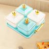 Appetizer Plate Nut and Candy Serving Tray Nuts with Compartment Divided Fruit Platter for
