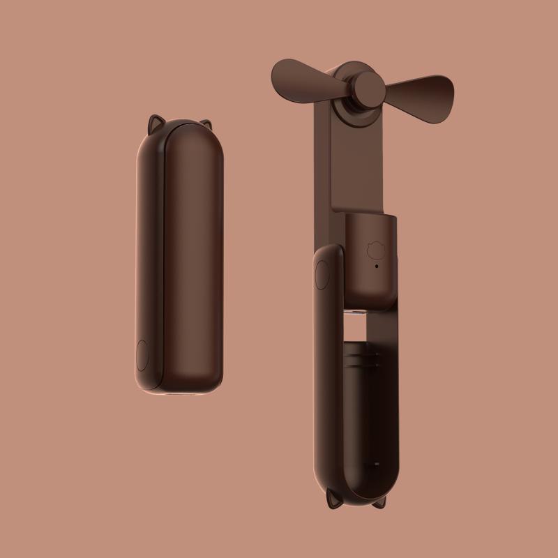 Portable Folding Electric Fan 3-in-1 Mini Handheld Cooling Fan Lightweight Handheld Portable Bag Pendant Fan Student Small Fan