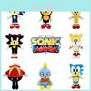 Boneco de Pelúcia Super Sonic Miles Macio e Fofo Brinquedo de Pelúcia para Crianças e Adultos