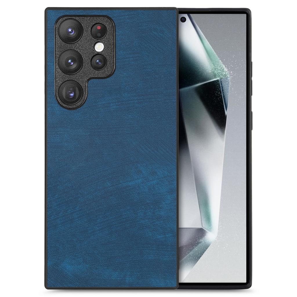 For Samsung Galaxy S24 Ultra Case Retro Slim Fit PU Leather Phone Back Cover