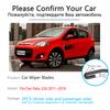 Car Front Wiper Blades For Fiat Palio 326 2018 2017 2016 2015 2014 2013 2012 2011 Cleaning Windscreen Windshield Car
