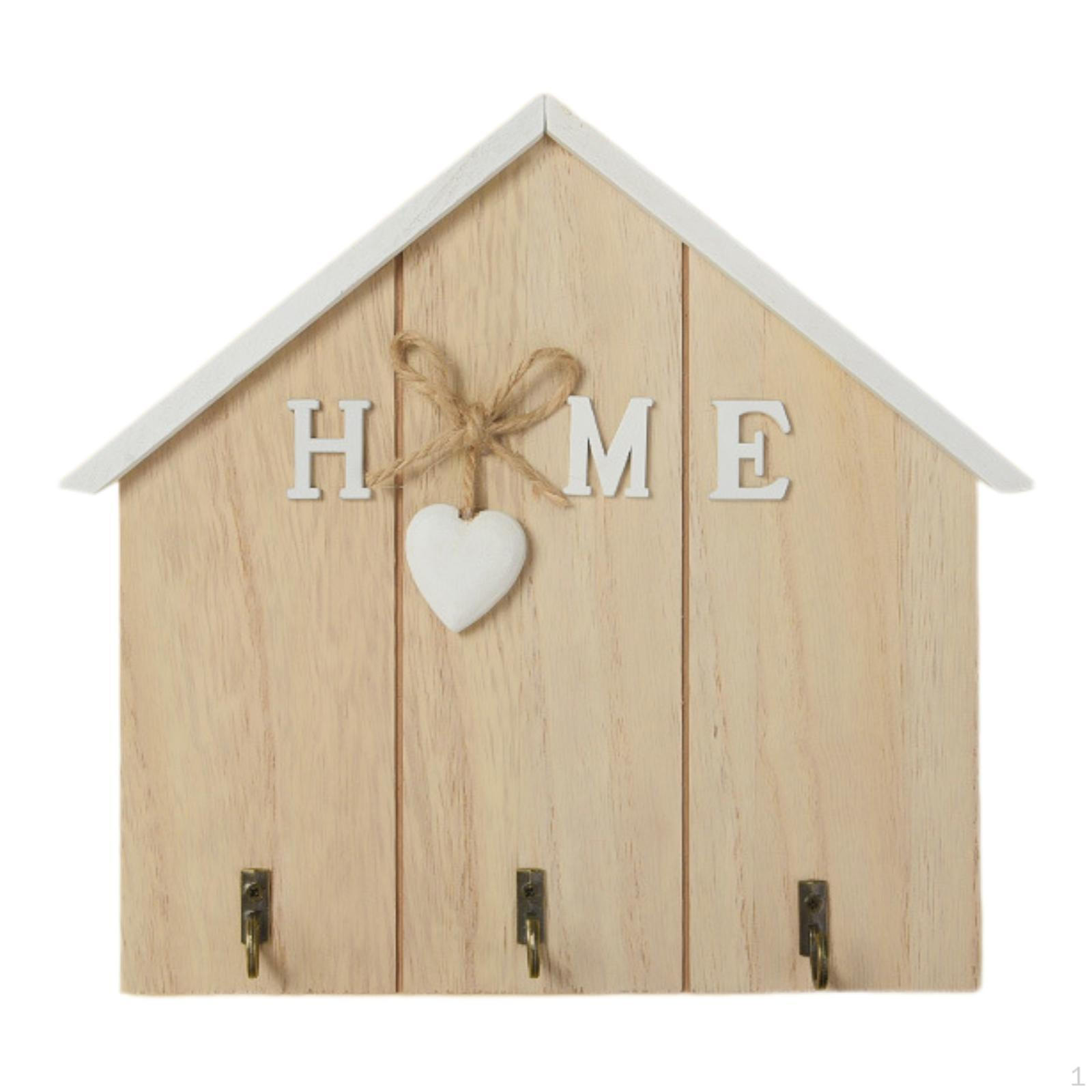 

Деревянный органайзер для ключей с 3 крючками для помещений Wood