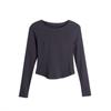2025 Women's Slim Fit Long-Sleeve Top: Hot Girl Style for Spring/Autumn