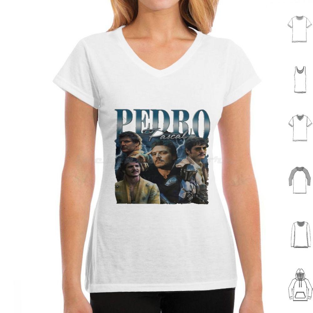 Pedro Pascal Daddy Pedro Pascal Meme I Love Timothee Chalamet Pedro Pascal Cursed Fan Collage T Shirt Cotton Men Women Diy