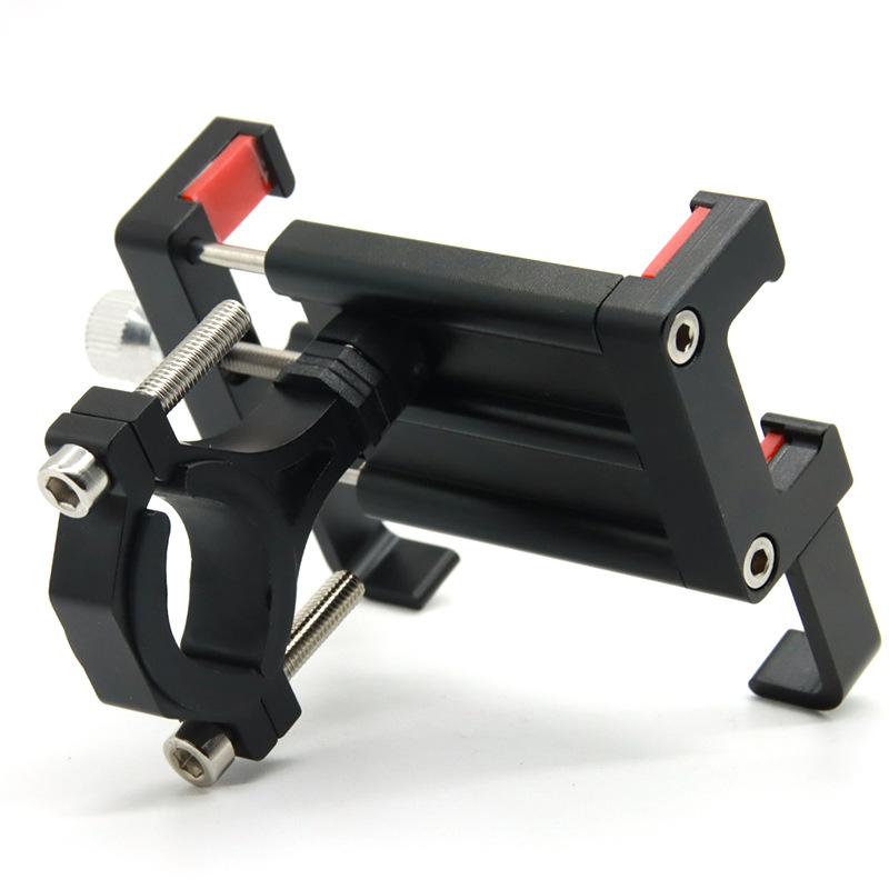 Four Claw 360 Degree Mobile Phone Bracket Aluminum Alloy Best-selling Multi-functional Motorcycle Phone Holder чёрный