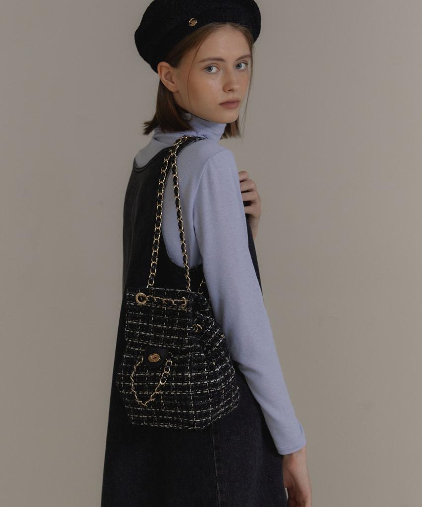Anoetic Anc Tweed Classic Backpack-Black