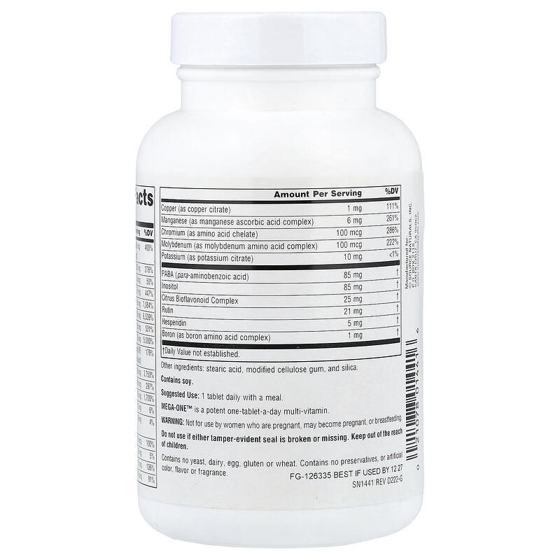 Mega-One™, No Iron, 60 Tablets