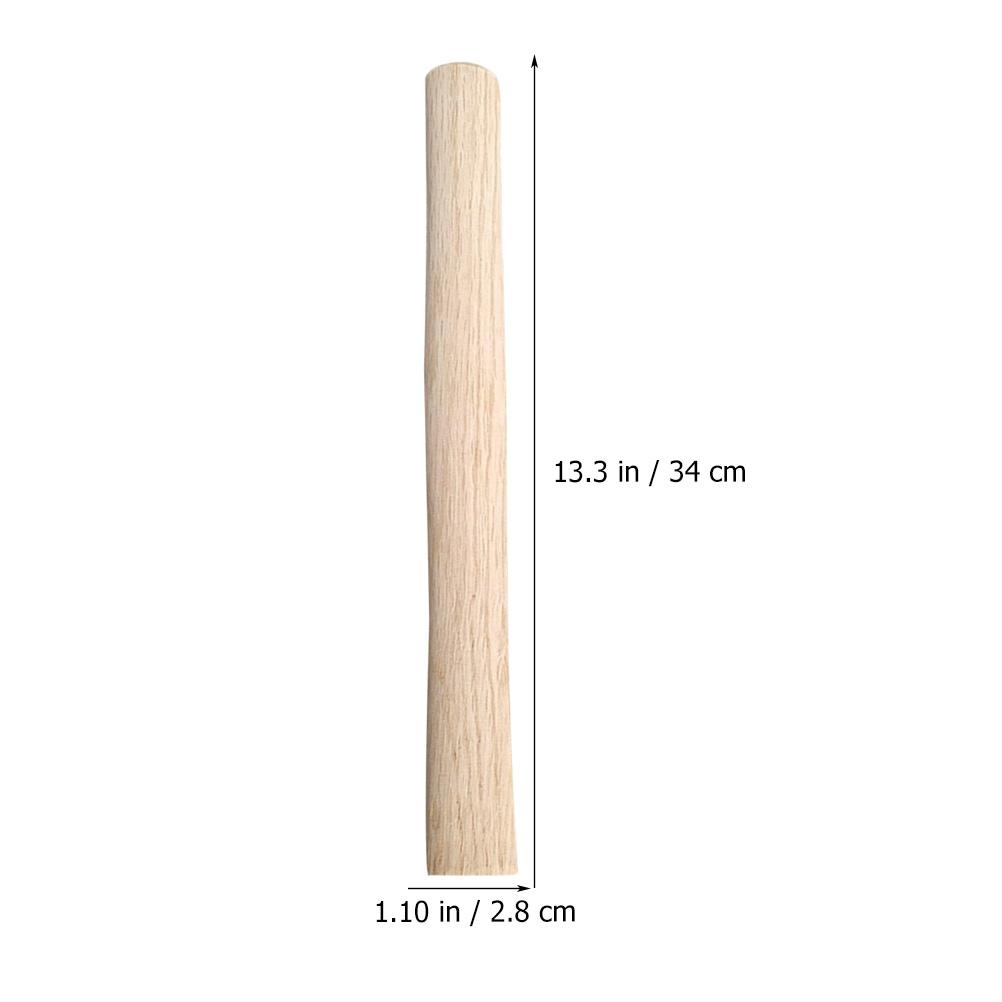 

Wooden Hammer Handle Durable Smooth High Class Construction Safe Use Hand Tools Wooden Hammer Accessory Handle Replacement Part