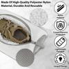 2Pcs Washing Shoes Bag Fluffy Fibers Polyester Shoes Laundry Bag with Zipper Anti-Deformation Easily Remove Dirt Washing Bags