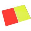 2 Pieces/Set Football Referee Card Match Red Yellow PVC Cards Professional Competition Warning Tool Game Supply