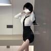 Sex underwear perspective teacher role-playing uniform suit hip skirt secretary suit 385